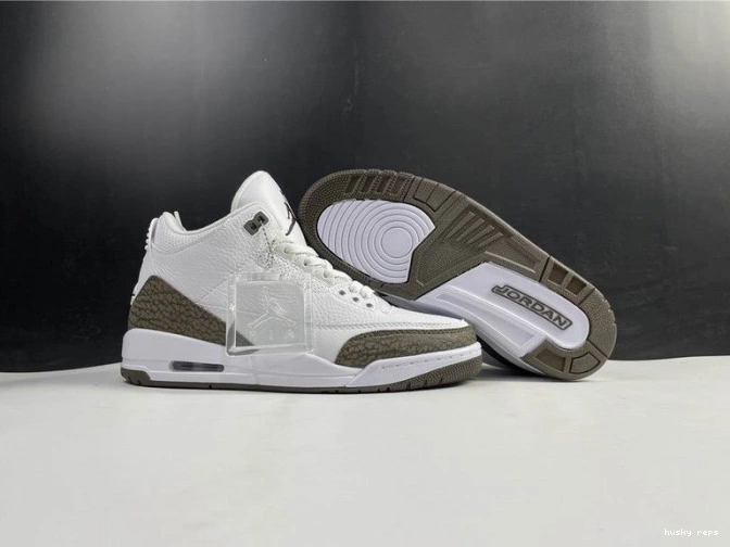 Rep Husky Mocha 136064-122 (2018) Jordan Retro 3 Air 0721